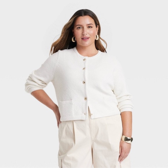 Women's Lady Cardigan - A New Day Cream - Picture 2 of 7